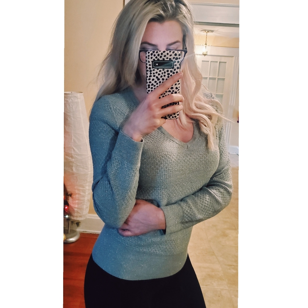 Silver women's sweater